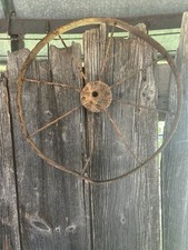 Implemento agrícola vintage rústico ferro enferrujado roda decoração fazenda 15+ comprar usado  Enviando para Brazil