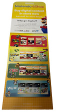 Nintendo eshop promotional for sale  KING'S LYNN