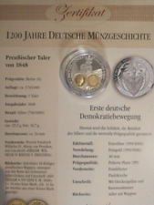 Silbermünze demokratiebewegun gebraucht kaufen  Buckow