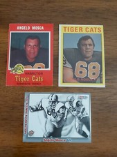 Usado, Lot Of Three Angelo Mosca CFL Cards; Hamilton Ti-cats; 1971 #69/1972 #7/Jogo 169 comprar usado  Enviando para Brazil