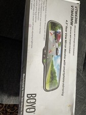 Monitor de espelho retrovisor Boyo/Vision Tech VTM43MW - 4,3 polegadas de substituição estilo Oe comprar usado  Enviando para Brazil
