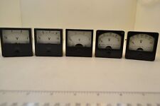 Usado, Voltímetros DC antigos 60x60mm (2,2"x.2.2") -Voltímetro analógico de baquelite - Steampunk comprar usado  Enviando para Brazil