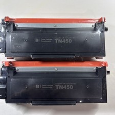 Usado, Cartucho de toner TN450 pacote com 2 para impressora Brother preto (selado, NÃO FABRICANTE DE EQUIPAMENTO ORIGINAL) comprar usado  Enviando para Brazil