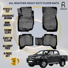 Tapetes de assoalho forros para Toyota Hilux 2004-2010 tapetes de carro resistentes para todas as condições climáticas novos comprar usado  Enviando para Brazil