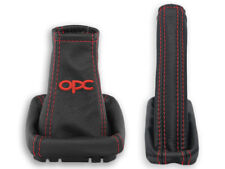 Używany, FÜR OPEL MERIVA A 02-10 SCHALTMANSCHETTE HANDBREMSSACK LEDER + STICKEREI opc ROT na sprzedaż  PL
