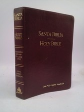 RVR 1960/KJV Bilingual Bible (Burgundy Bonded Leather - Indexed) (Spanish... comprar usado  Enviando para Brazil