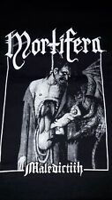 Camiseta oficial Mortifera - Maledictiih subterrânea francesa metal preto rara, usado comprar usado  Enviando para Brazil