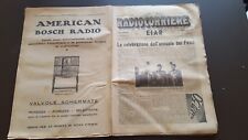 Radiocorriere 1930 american usato  Cagliari