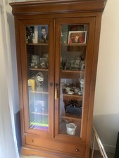 Vitrine portes merisier d'occasion  Clichy