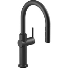 Grifo de cocina rociador extraíble monomando KOHLER Crue en negro mate segunda mano  Embacar hacia Mexico