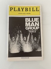 Playbill blue man for sale  North Miami Beach
