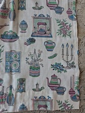 1950s vintage curtain for sale  LONDON