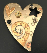 silver tone heart jewelry for sale  Green Bay