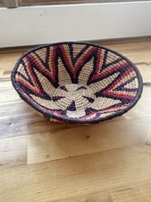Cesta tigela de sisal africana boho chique tecida à mão 7” vintage feita à mão comprar usado  Enviando para Brazil