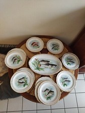 Service poisson porcelaine d'occasion  Viriat