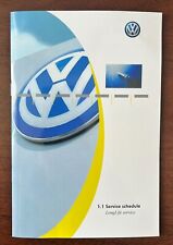 Volkswagen service book for sale  LONDON
