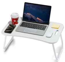Mesa de cama para laptop, mesa de colo dobrável, mesa de estudo portátil, suporte para laptop com ... comprar usado  Enviando para Brazil
