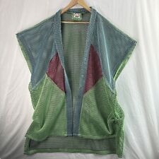 Poncho Feminino XXL Regalia Malha Multicolorido Manga Curta Cobertura Aberta comprar usado  Enviando para Brazil