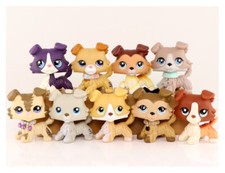 9 peças Pet Shop LPS Collie cachorro colecionável presente infantil raro coleção lps animal comprar usado  Enviando para Brazil