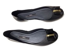 *MELISSA tamanho 9 EUA/40 Queen V preto peep toe jelly sapatos femininos slip on comprar usado  Enviando para Brazil