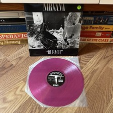 Usado, NIRVANA - BLEACH 1992 PINK TRANSLUCENT COLORED VINYL SUB POP GRUNGE LP comprar usado  Enviando para Brazil