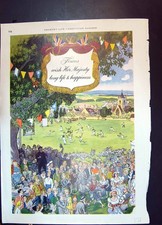 Antique old print for sale  UK