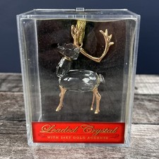 Leaded crystal reindeer for sale  Stockton