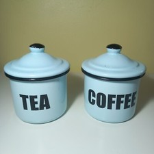 Blue enamel tea for sale  SLOUGH