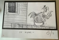 Balto Original Filme Storyboard Desenho Arte Animação Boris #11 comprar usado  Enviando para Brazil