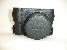 Capa de Couro Premium Oficial Panasonic DMW-CLX100 Preta Para LUMIX DMC-LX100 comprar usado  Enviando para Brazil
