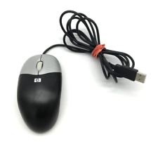 Mouse óptico HP com fio 265986-002 usado funciona preto/prata (H1) comprar usado  Enviando para Brazil