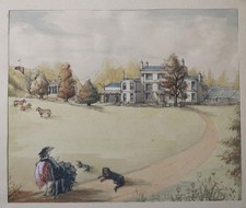 Victorian watercolour lady for sale  LINCOLN