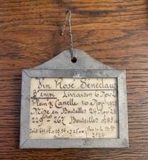 Rare belle plaque d'occasion  Auxerre