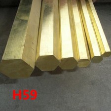 Barra hexagonal de latón H59 varilla hexagonal hexagonal L/200-500 mm diámetro 3-27 mm metal CNC HAZLO TÚ MISMO segunda mano  Embacar hacia Mexico