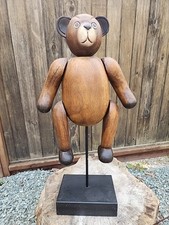 Big wooden teddy for sale  Seattle