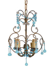 Antique chandelier aqua d'occasion  Avignon