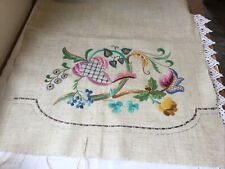 Hand embroidered tapestry for sale  BURY ST. EDMUNDS