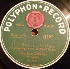 Polyphon rchester gesang gebraucht kaufen  Sebnitz