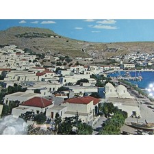 Usado, Cartão postal Patmos Skala Grécia vintage escala 51811 comprar usado  Enviando para Brazil