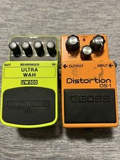 Usado, Pedal de guitarra elétrica Behringer Ultra Wah Uw300 Boss distortion DS-1 comprar usado  Enviando para Brazil