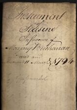 1794 vellum sasine for sale  BEDFORD