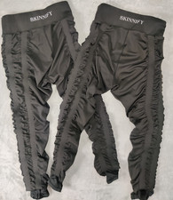 2 Pares Skinnify Cintura Alta Resistencia Entrenamiento Yoga Correr Leggings Talla L segunda mano  Embacar hacia Mexico