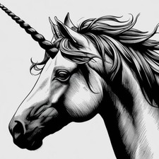 Unicorn digital art usato  Roma