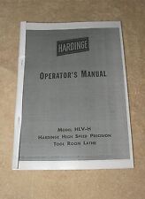 Hardinge hlv toolroom for sale  MANSFIELD