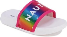 NOVA Sandália Nautica Infantil Juventude Atlética Slide On Arco-íris tamanho 1 B532 menina comprar usado  Enviando para Brazil