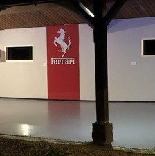 Brushed aluminium ferrari for sale  COBHAM