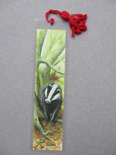 Bookmark badger wildlife for sale  Shipping to Ireland