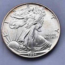 Walking liberty dollar for sale  BRIGHTON
