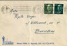 F-EX289 SPAIN ESPAÑA RESIDENCIAL HOTEL LA BALSETA ALICANTE 1961 comprar usado  Enviando para Brazil