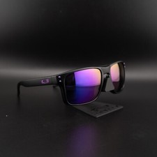 Novo Óculos de Sol Oakley Holbrook Polarizado Armação Preta Lente Roxa 5, usado comprar usado  Enviando para Brazil